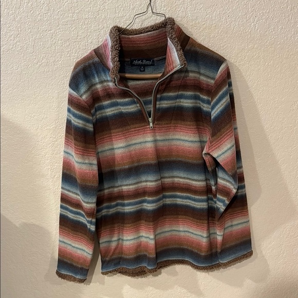 Colorful Striped Zip-Up Jacket - Picture 1 of 2